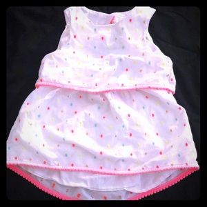 White open back Baby dress